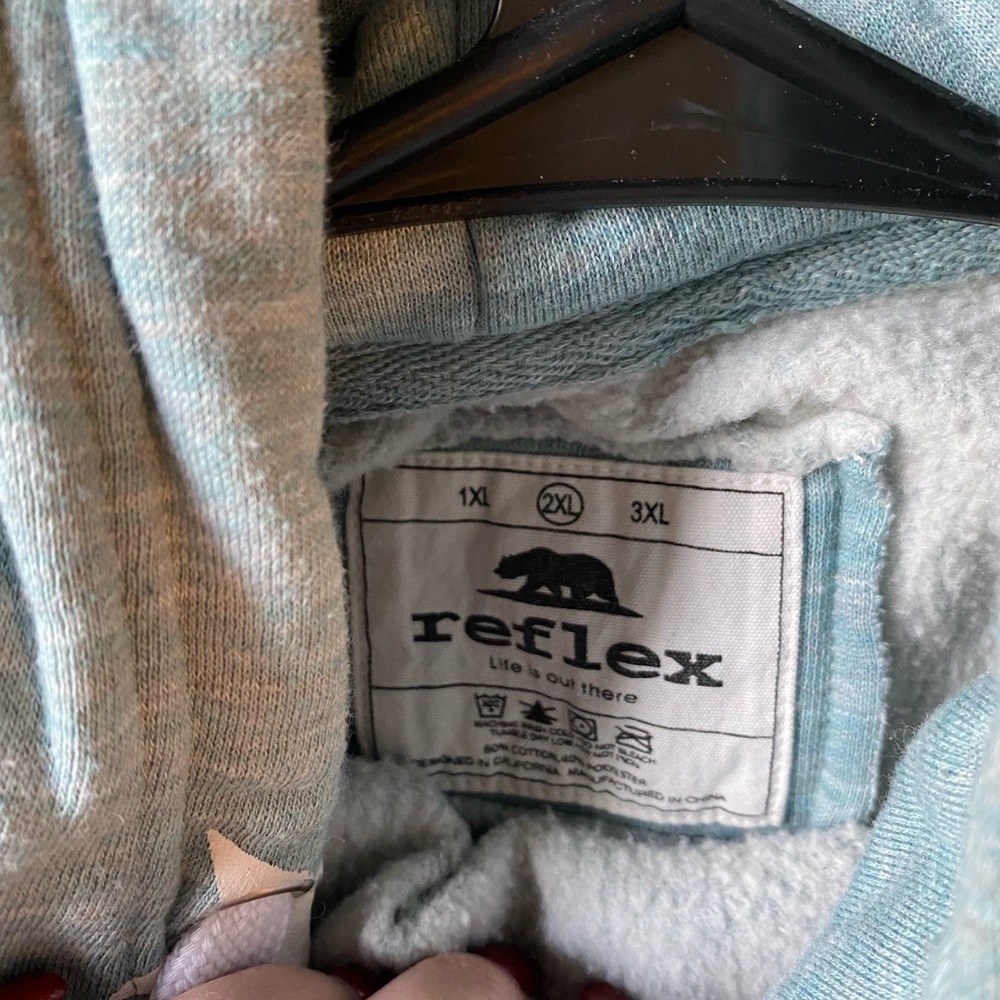 2xl Reflex sweatshirt with stars
